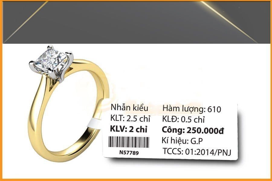 Giải pháp in tem vàng bạc trang sức cho Tiệm Vàng