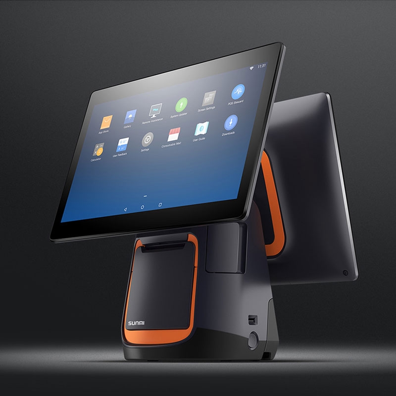 MÁY POS BÁN HÀNG SUNMI T2 (2 Màn Hình)